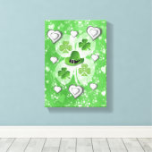 Stretched Canvas print St. Patrick's Day (Insitu (Houten vloer))