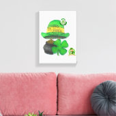 Stretched Canvas print St. Patrick's Day (Insitu (Woonkamer))