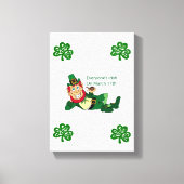 Stretched Canvas print St. Patrick's Day (Voorkant)