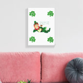 Stretched Canvas print St. Patrick's Day (Insitu (Woonkamer))