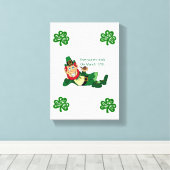 Stretched Canvas print St. Patrick's Day (Insitu (Houten vloer))