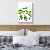 Stretched Canvas print St. Patrick's Day (Insitu (Slaapkamer))