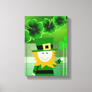 Stretched Canvas print St. Patrick's Day