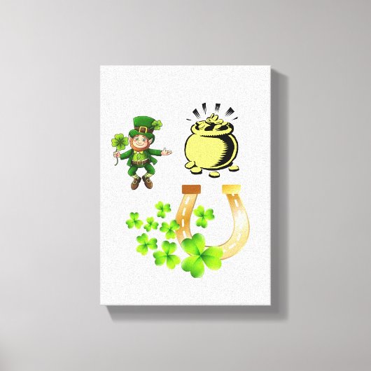 Stretched Canvas print St. Patrick's Day (Voorkant)