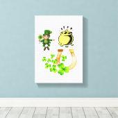 Stretched Canvas print St. Patrick's Day (Insitu (Houten vloer))