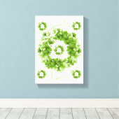 Stretched Canvas print St. Patrick's Day (Insitu (Houten vloer))