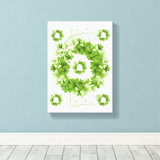Stretched Canvas print St. Patrick's Day (Insitu (Houten vloer))