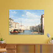 Stretched Canvas Print the frand canal (Insitu (Woonkamer))