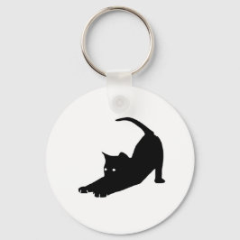 Stretching Cat Sleutelhanger