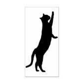 Stretching kat silhouet art stempel (Afrduk)