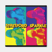 STRETFORD SPARKLE - KOELKASTMAGNEET