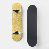 Strets van goud, goudglitterskateboard skateboard (Voorkant)