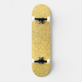 Strets van goud, goudglitterskateboard skateboard