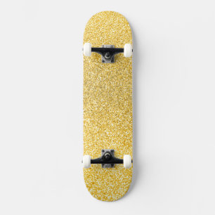 Strets van goud, goudglitterskateboard skateboard