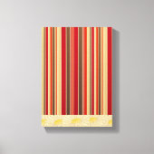 Stretted Canvas Print Moederdag Floral Stripe (Voorkant)