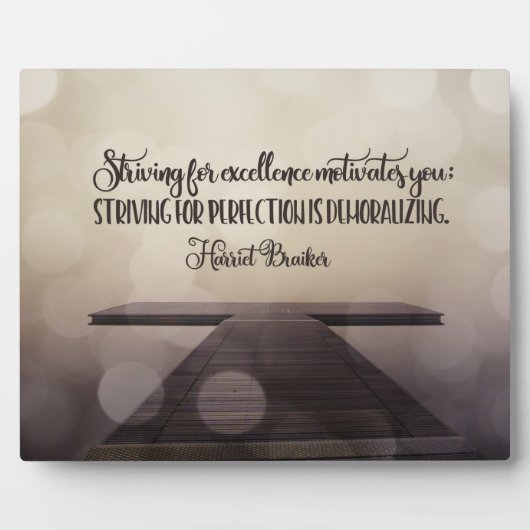 streven naar uitmuntendheid fotoplaat (Voorkant)