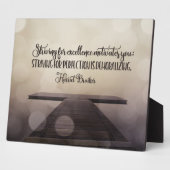 streven naar uitmuntendheid fotoplaat (Zijkant)