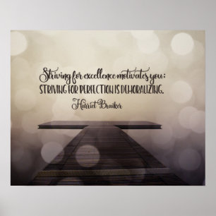 streven naar uitmuntendheid poster