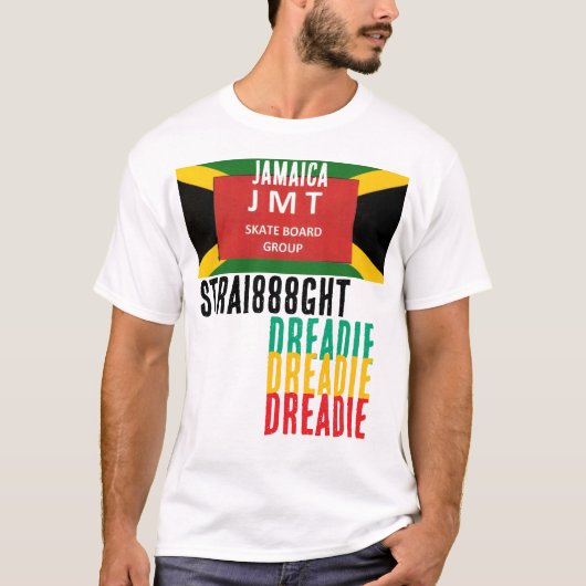 STRIA88HT DREADIE Basic Donkere T-Shirt (Voorkant)