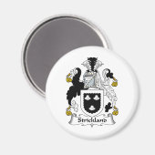 Strickland Family Crest Magneet (Voorkant / Achterkant)