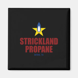 Strickland Propane - Arlen Texas Yellow Star Bbq Magneet