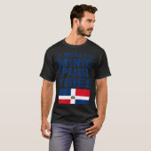 Strictly Dominican Republic Vibes West Indian Carn T-shirt (Voorkant volledig)