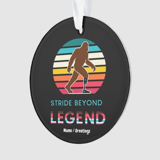 Stride Beyond Legend Sasquatch Amputee Vintage  (devant)