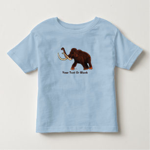 Striding Wooly Mammoth Kinder Shirts