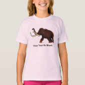 Striding Wooly Mammoth T-shirt (Voorkant)