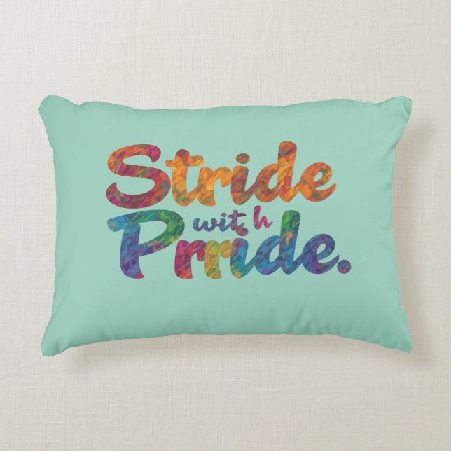 Stried With Pride - Couvercle Coussin Inspirationn (Devant)