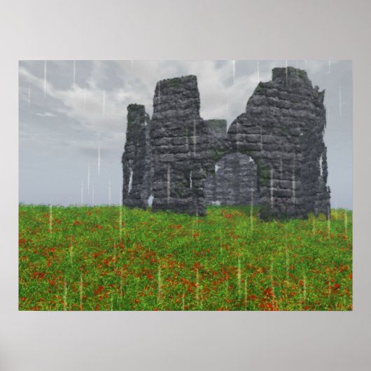 Strife afdrukken vergeten poster (Voorkant)