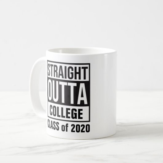 Stright Outta College Mug (Devant gauche)