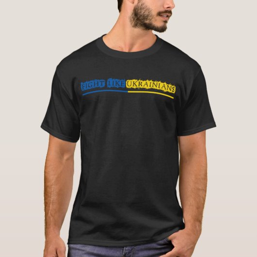 Strijd als Oekraïners T-shirt (Voorkant)
