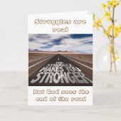 Strijd is een echte sympathiekaart kaart (Gele Bloem)