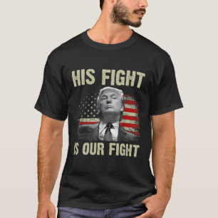 Strijd is onze strijd Trump 2024 stemmen T-shirt