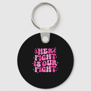 Strijd is strijd oktober roze borstkanker sleutelhanger