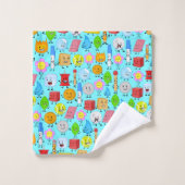 strijd om een droomeiland bad handdoek (Wasdoekje)