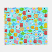 strijd om een droomeiland fleece deken (Voorkant (Horizontaal))