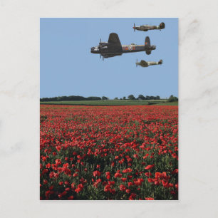 Strijd tegen de Britse Memorial Flight Briefkaart