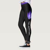 Strijd tegen de Leggings van Lupus aangepaste teks (Links)