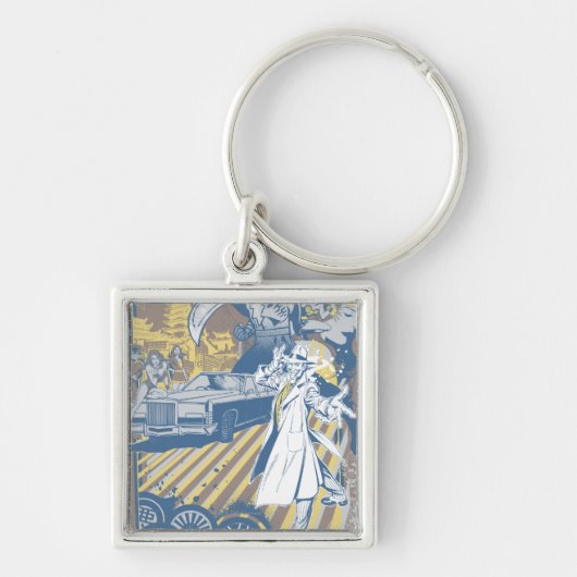 Strijd tegen de tijger sleutelhanger (Voorkant)