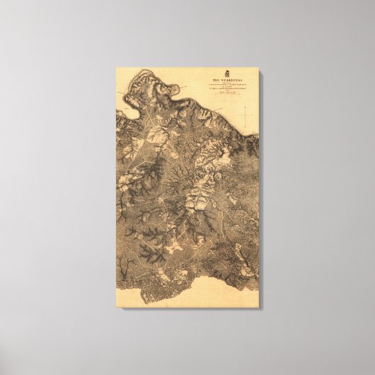 Strijd tegen de wilde natuur - Panoramiek in de bu Canvas Afdruk (Voorkant)