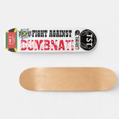 STRIJD TEGEN DUMBNATI Skateboard (Horizontaal)