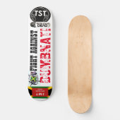 STRIJD TEGEN DUMBNATI Skateboard (Voorkant)