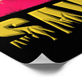 Strijd tegen fascisme en red musea poster (Hoek)