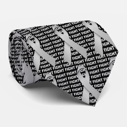 Strijd tegen hersenkanker lint stropdas (Opgerold)