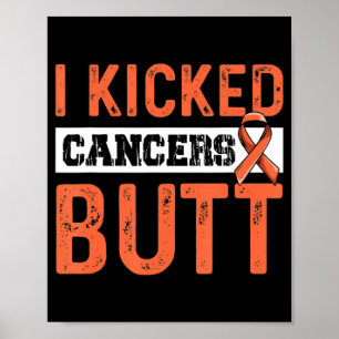 Strijd tegen leukemie Citaat voor bloedkanker Over Poster