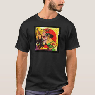 strijd tegen meisjes t-shirt