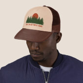 Strijd tegen onze publieke zanden trucker pet (In situ)