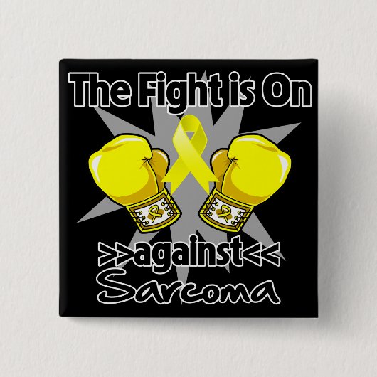 Strijd tegen Sarcoma Vierkante Button 5,1 Cm (Voorkant)